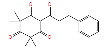 2,2,4,4-Tetramethyl-6-(3-phenylpropanoyl)-cyclohexane-1,3,5-trione